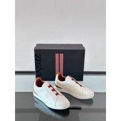 제냐 Zegna Triple Stitch 스니커즈