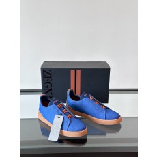 제냐 Zegna Triple Stitch 스니커즈