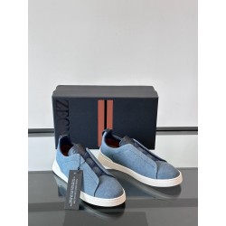 제냐 Zegna Triple Stitch 스니커즈