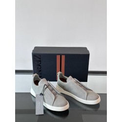 제냐 Zegna Triple Stitch 스니커즈
