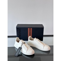 제냐 Zegna Triple Stitch 스니커즈
