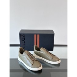제냐 Zegna Triple Stitch 스니커즈