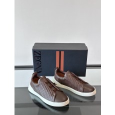 제냐 Zegna Triple Stitch 스니커즈