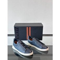 제냐 Zegna Triple Stitch 스니커즈