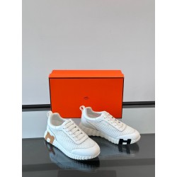 에르메스 Hermes Bouncing 스니커즈 White