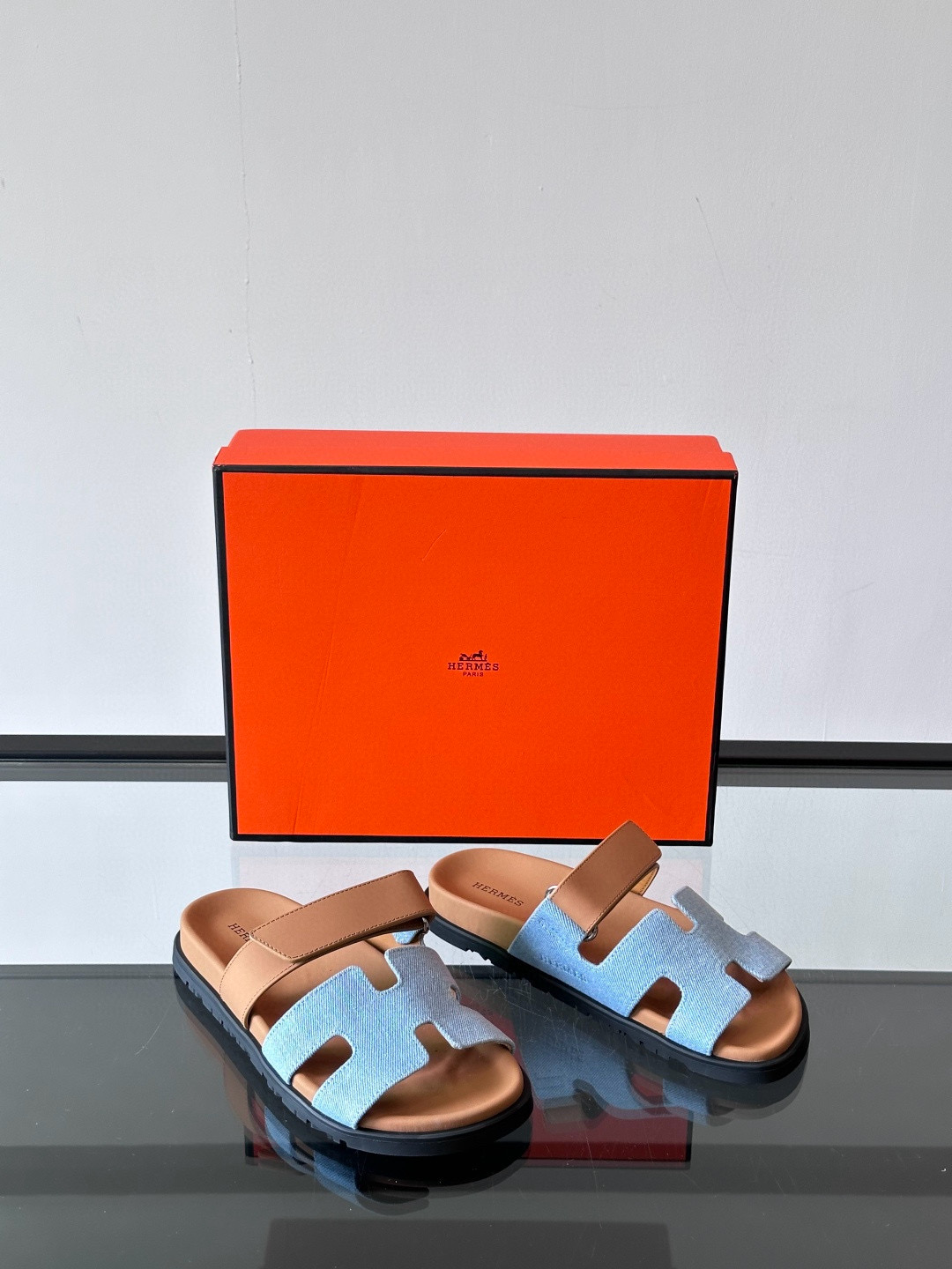 에르메스 Hermes Chypre Sandal Epsom 슬리퍼