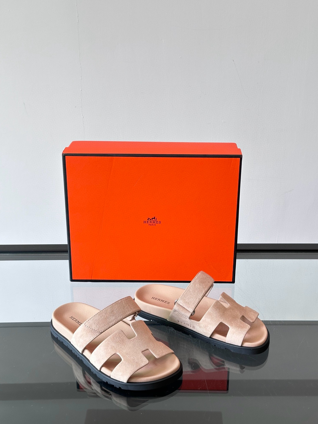 에르메스 Hermes Chypre Sandal Epsom 슬리퍼