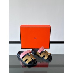 에르메스 Hermes Chypre Sandal Epsom 슬리퍼