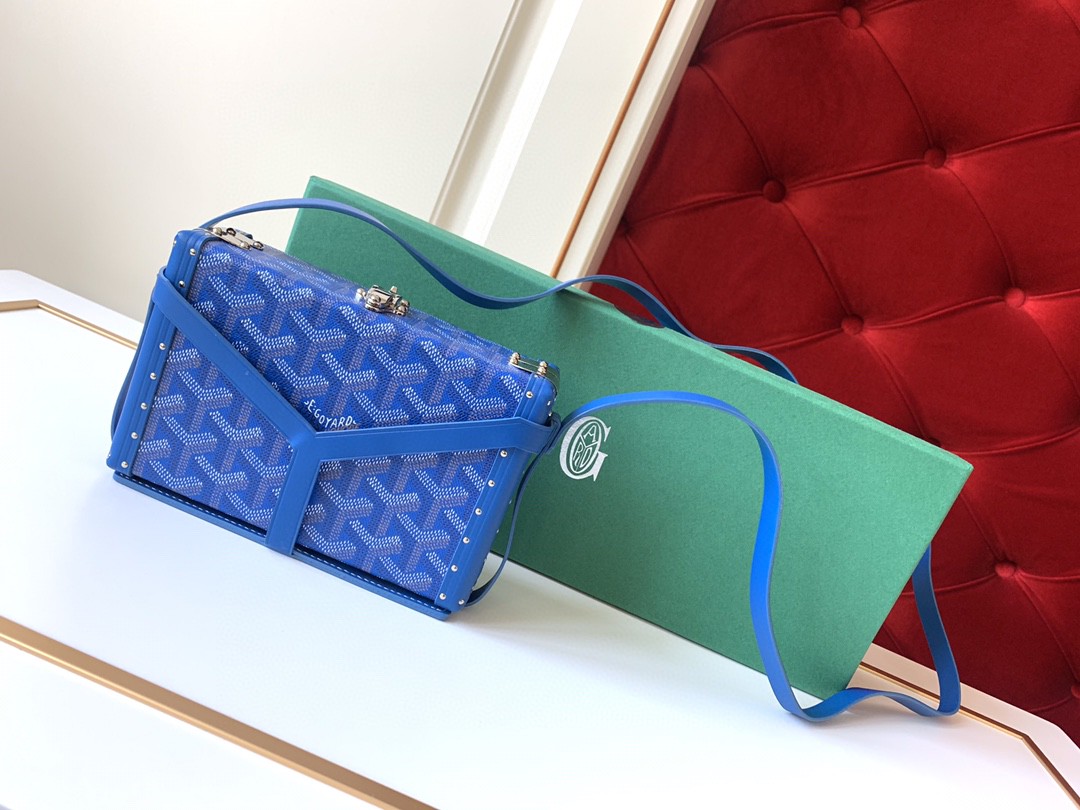 고야드 Goyard  8210 Minaudiere Trunk Shoulder Bag 16.5cm