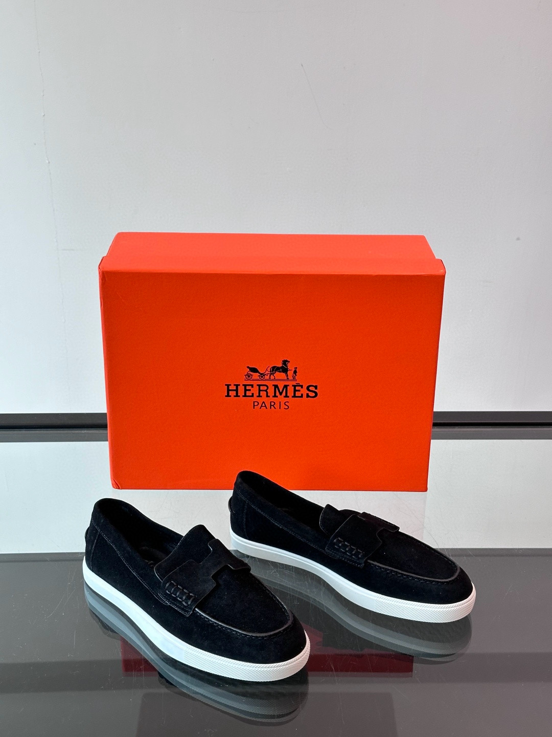 에르메스 Hermes Job 로퍼 슈즈