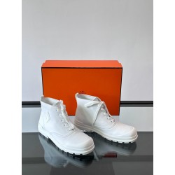 에르메스 Hermes White H Boots 앵클 부츠 White