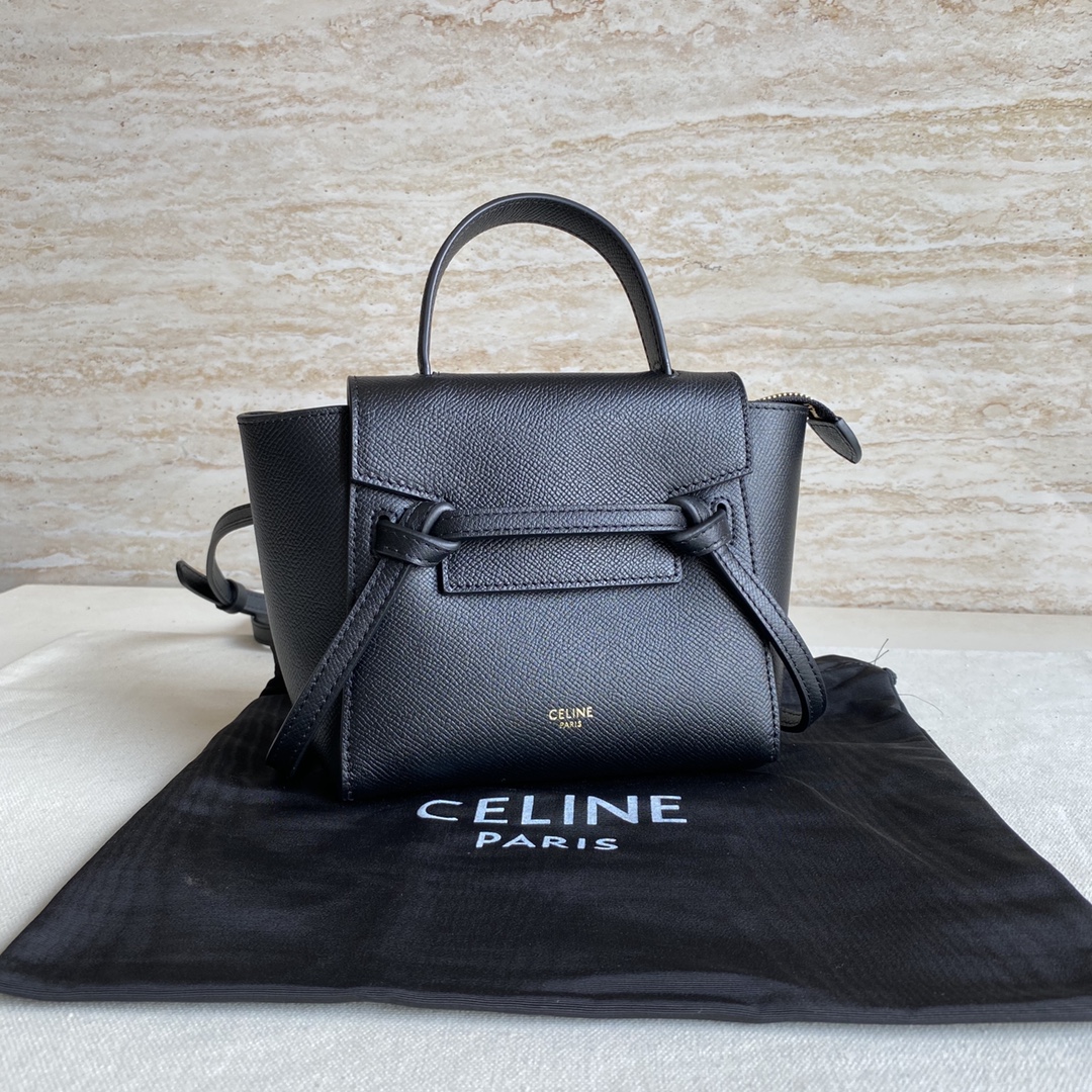 셀린느 Celine 194263 Pico Belt Bag in Grained Calfskin 21cm
