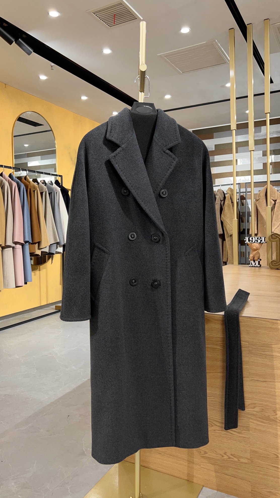 막스마라 Max Mara 코트 딥 스페이스 그레이 (Deep space grey)