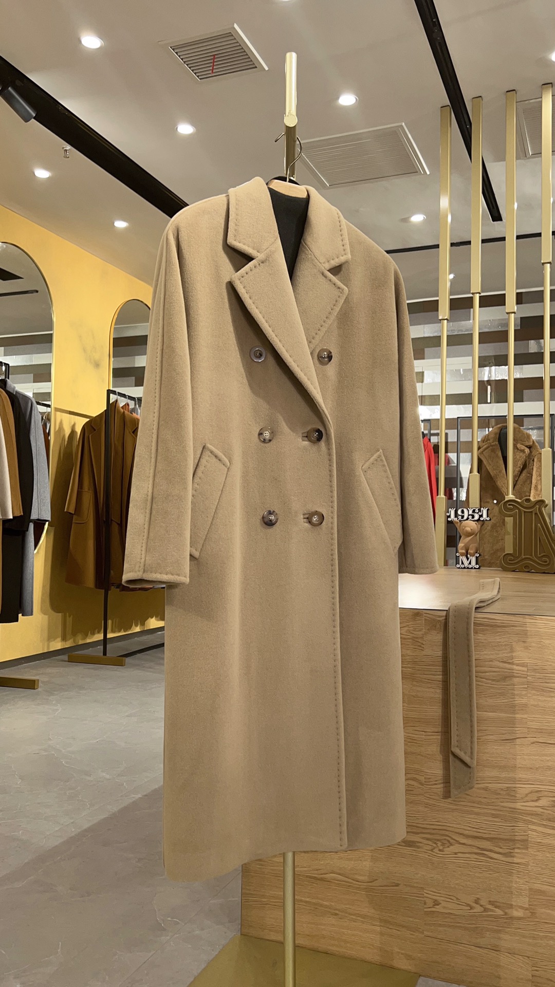 막스마라 Max Mara 코트 낙타 색