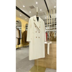 막스마라 Max Mara 코트 흰색 크림