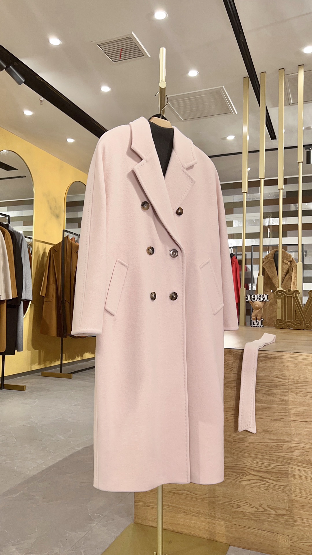 막스마라 Max Mara 코트 벚꽃 가루