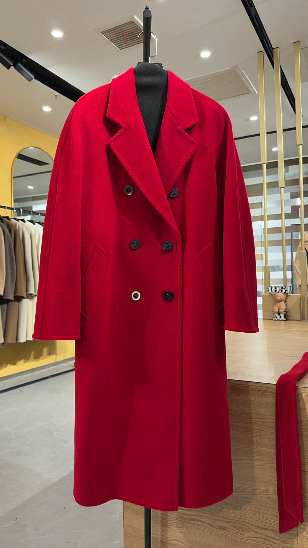 막스마라 Max Mara 코트 루즈 붉은