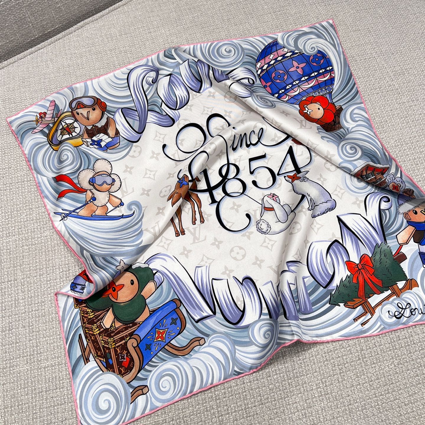 루이비통 Louis Vuitton 스커프 67x67cm