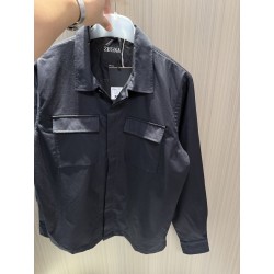 제냐 Zegna Oasi Lino 긴팔 셔츠