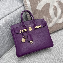 에르메스 Hermes Birkin 25cm Mysore P9 Anemone/gold