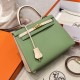 에르메스 Hermes Kelly 25cm Chever 3i Vert Criquet and i2 Nata/gold