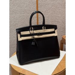 에르메스 Hermes Birkin 35cm Box 89 Noir/noir