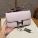 에르메스 Hermes Constance Elan 24cm Epsom 09 Mauve pale/silver
