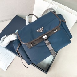 프라다 Prada 2VD081 리나일론 및 가죽 숄더백 26cm