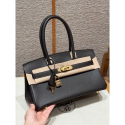 에르메스 Hermes Shoulder Birkin 29cm Evercolor 46 Ebene/gold