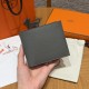 에르메스 Hermes MC² Copernic Short wallet 9cm evercolor 0L Gris Meyer