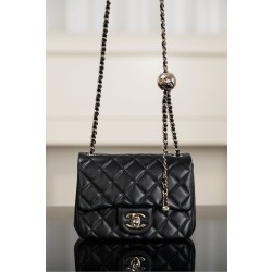 샤넬 Chanel Mini Flap Bag AS1786 Black 18cm