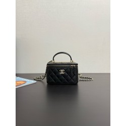 샤넬 Chanel 99484 Long Vanity with chain Black