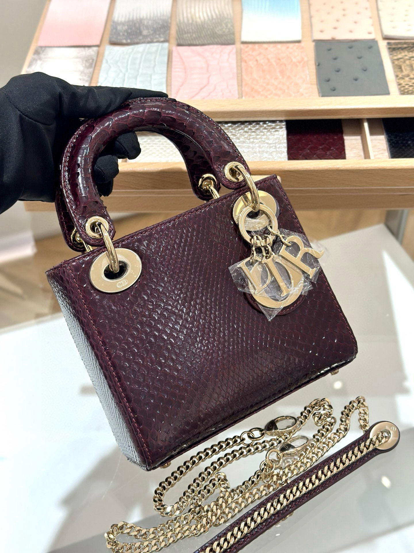 디올 Dior Mini Lady Bag 17cm