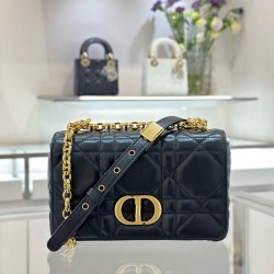 디올 Dior Caro Bag Black 20cm