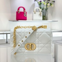 디올 Dior Caro Bag White 20cm