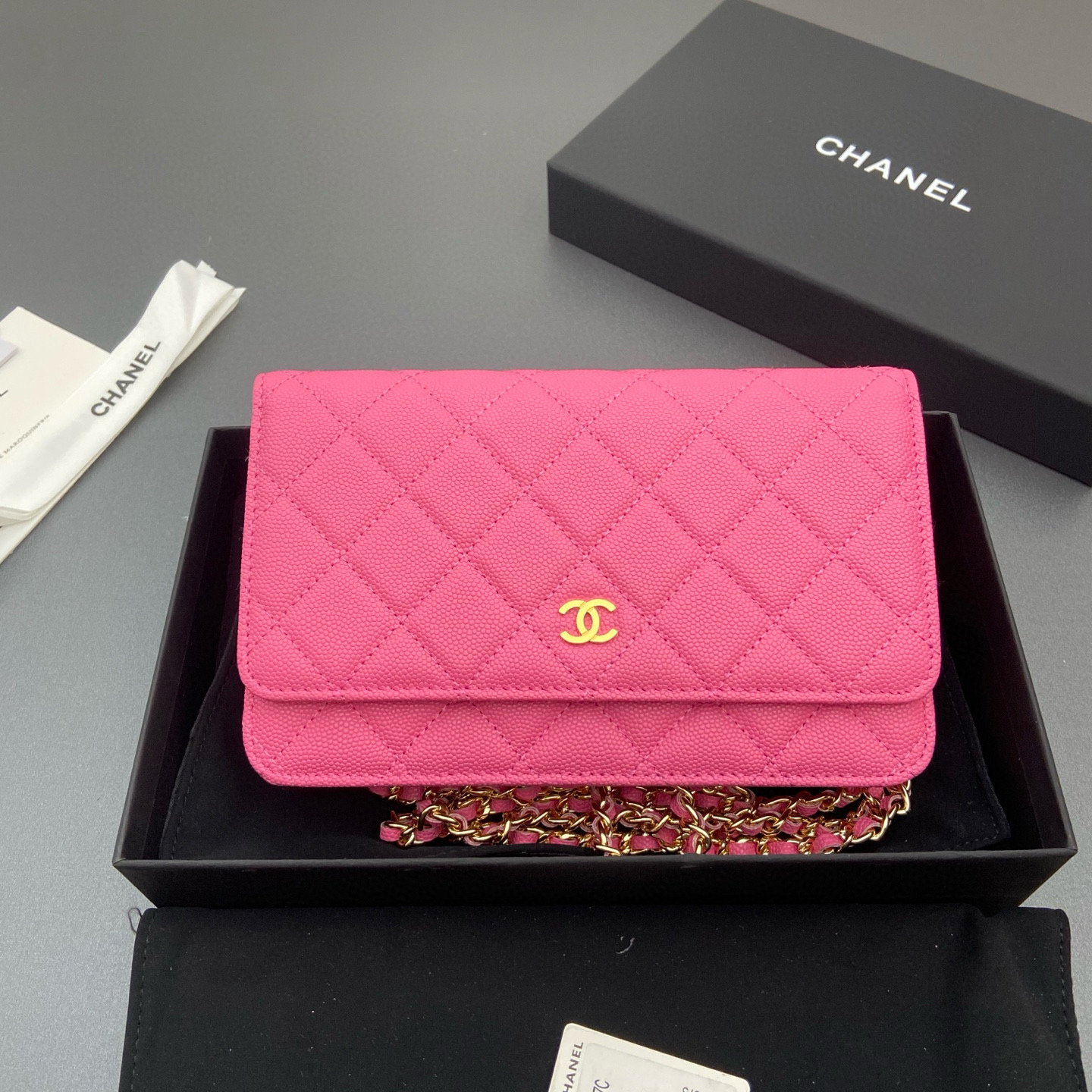 샤넬 Chanel Classic Wallet On Chain WOC 체인 지갑 AP0250 20cm