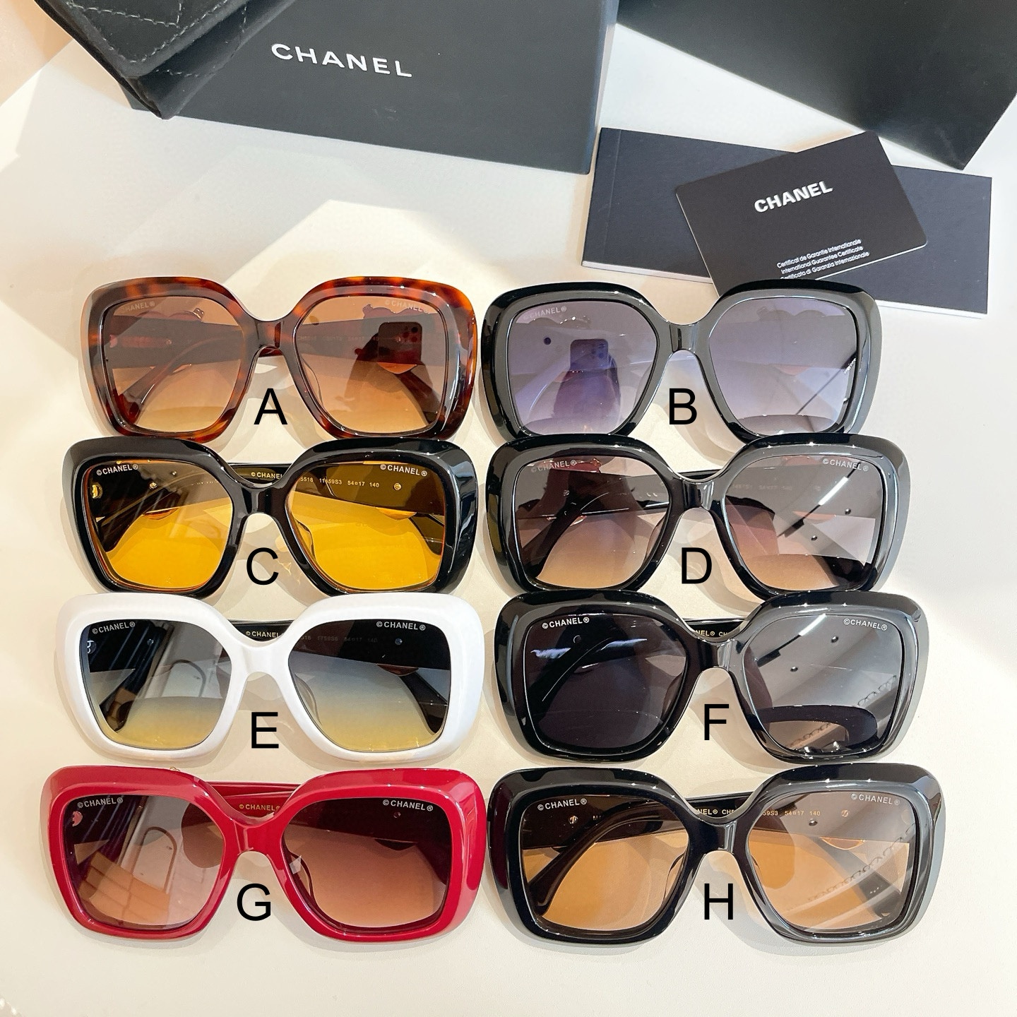 샤넬 Chanel CH5518 54口17-140