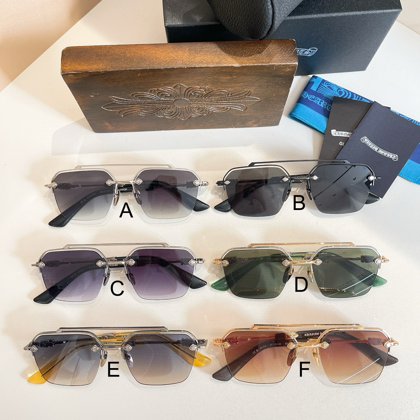 크롬하츠 Chrome Hearts BIDIESEM 57口18-153