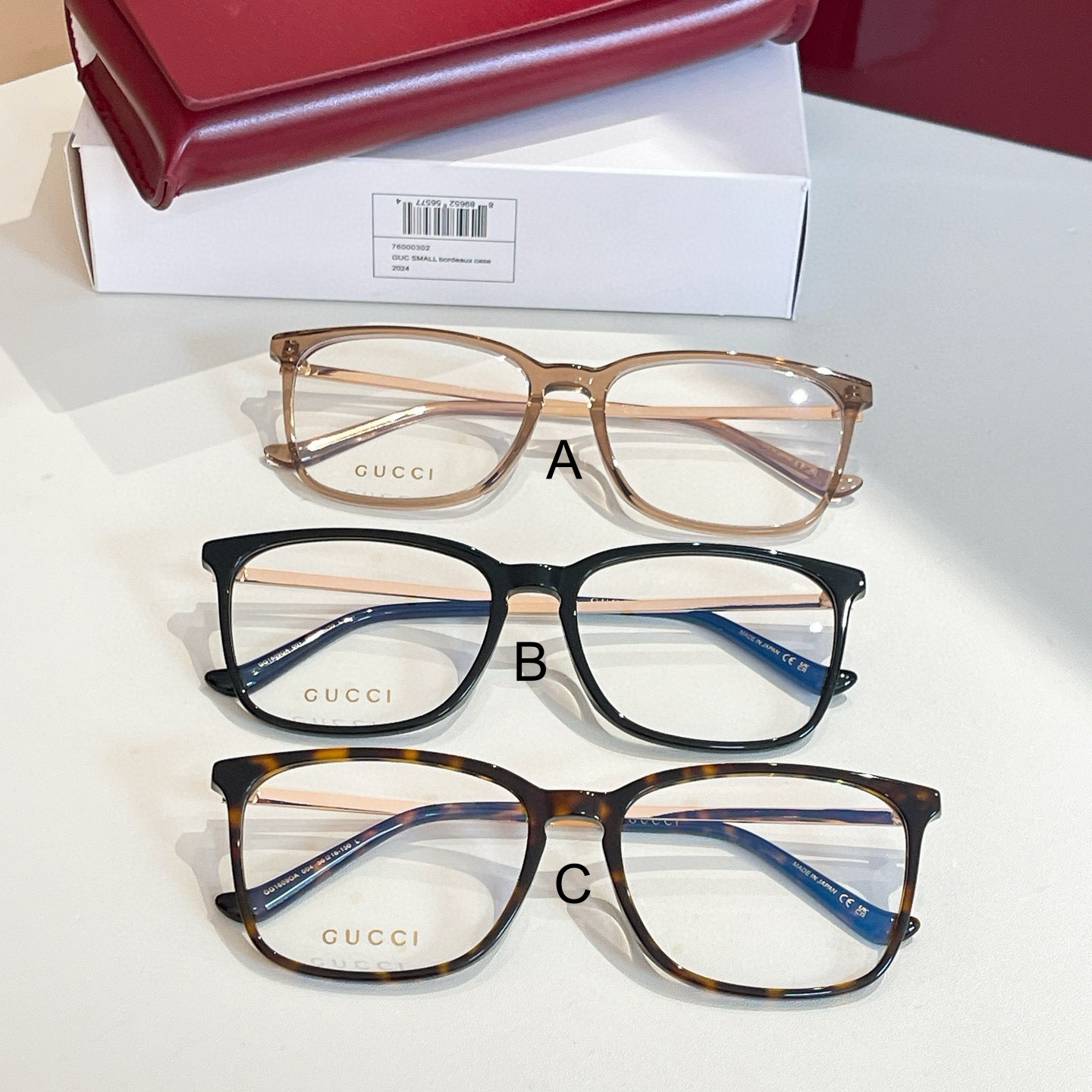 구찌 Gucci GG1609OA 56口16-150