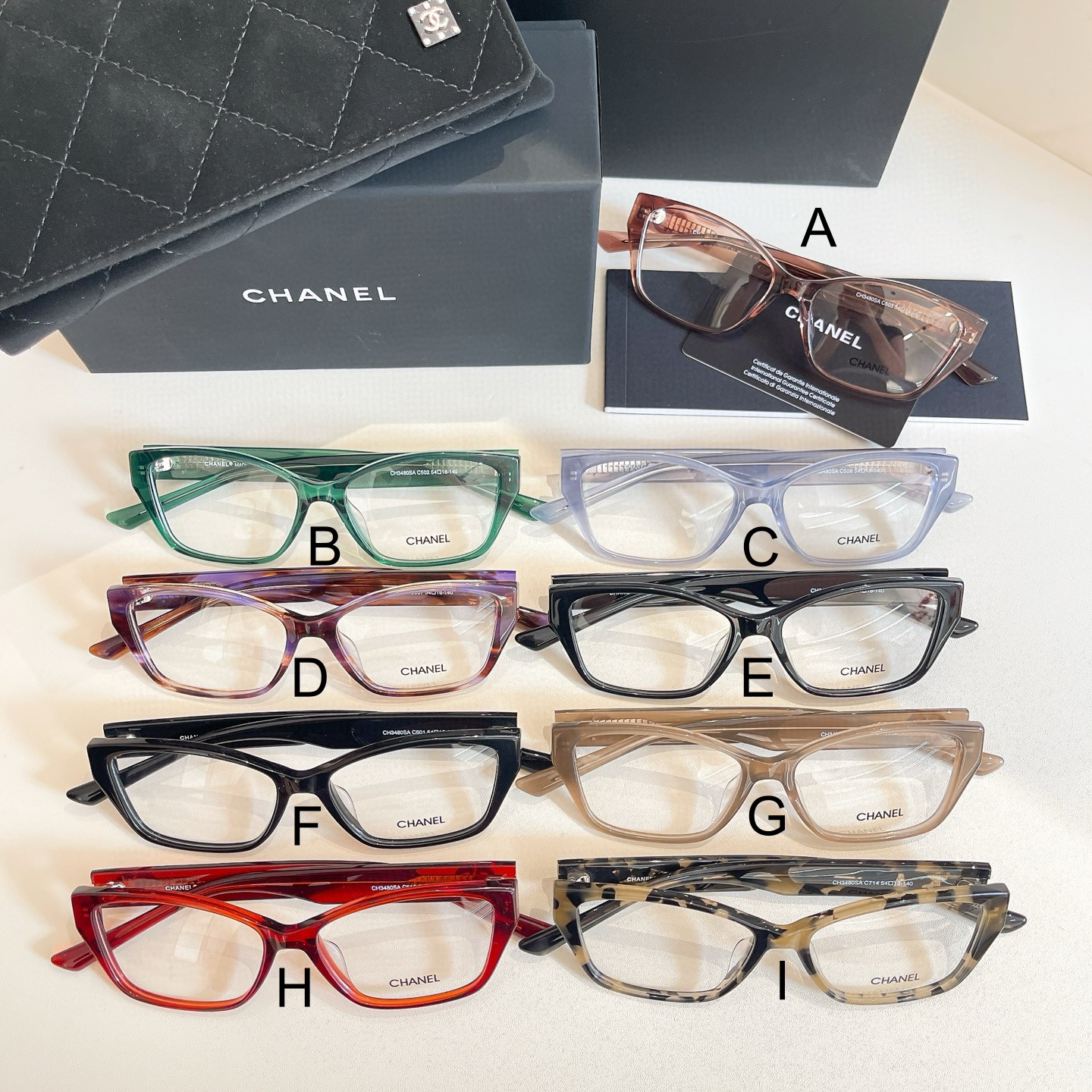 샤넬 Chanel CH3480SA 54口18-140