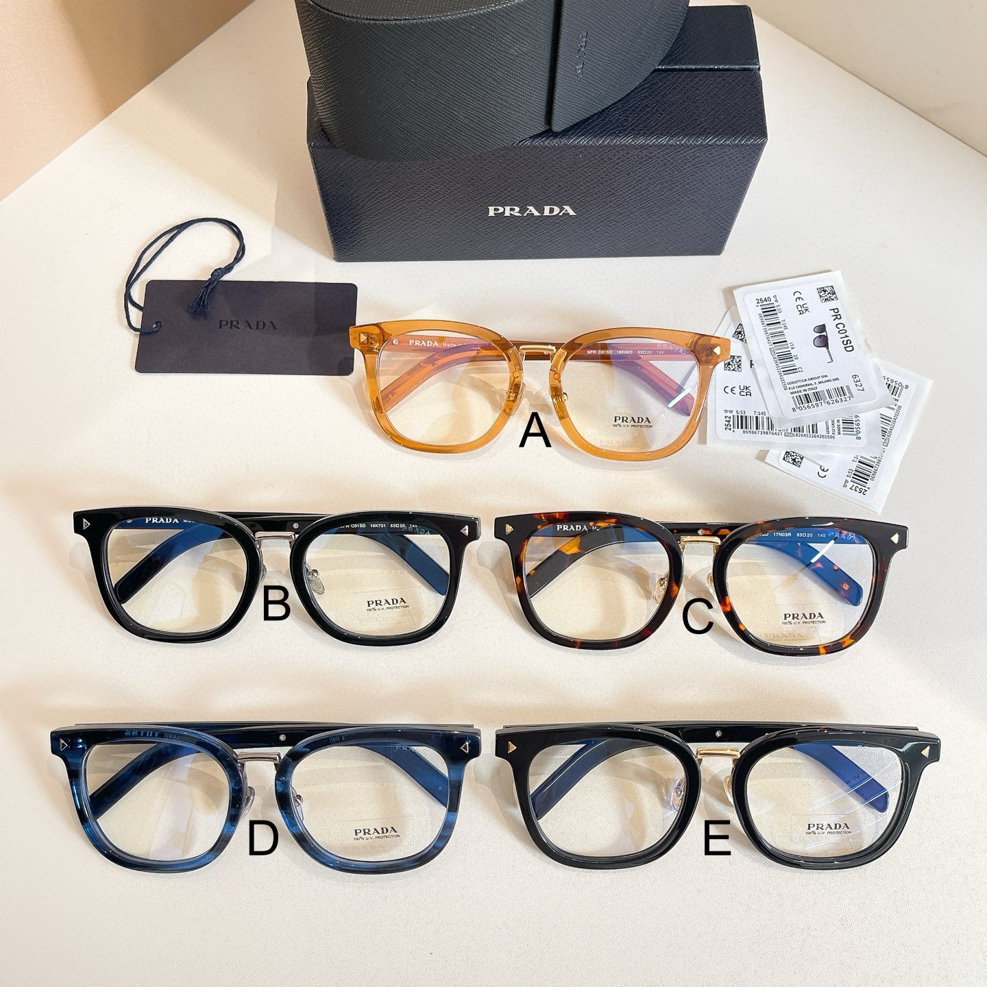 프라다 Prada SPR C01SD 53口20-145