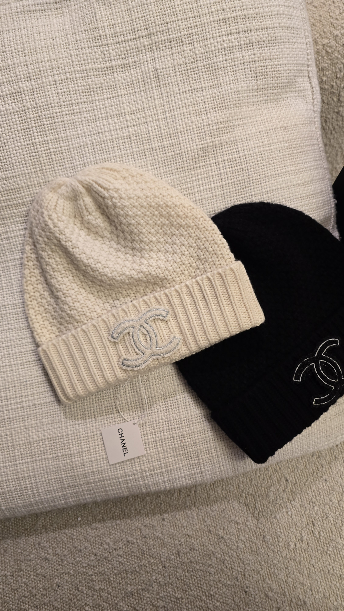 샤넬 Chanel 비니 White