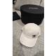 샤넬 Chanel CC로고 볼캡 화이트&블랙