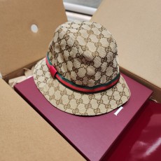 구찌 Gucci 오리지널 GG 페도라 베이지 에보니 레드