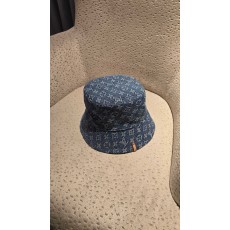 루이비통 Louis Vuitton 데님 버킷햇 블루