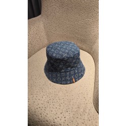 루이비통 Louis Vuitton 데님 버킷햇 블루