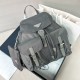 프라다 Prada 1BZ811 파우치가 달린 미디엄 리나일론 백팩 32CM