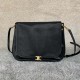 셀린느 Celine 123632 Soft Triomphe Besace in Supple Shiny Lambskin Black 32cm