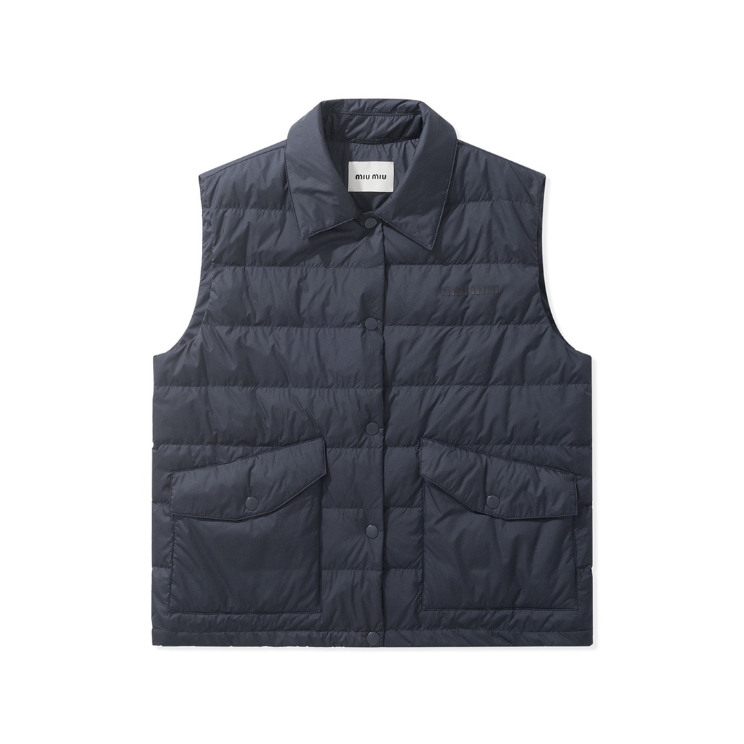 미우 미우 MIU MIU 다운 베스트 조끼