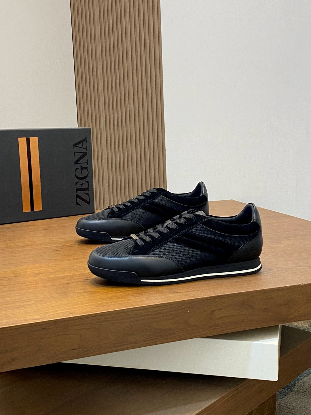 제냐 Zegna Triple StitchTM 스니커즈